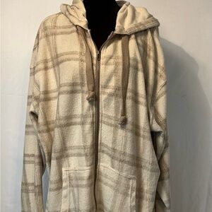 Vintage Cream and Tan Teddy Jacket